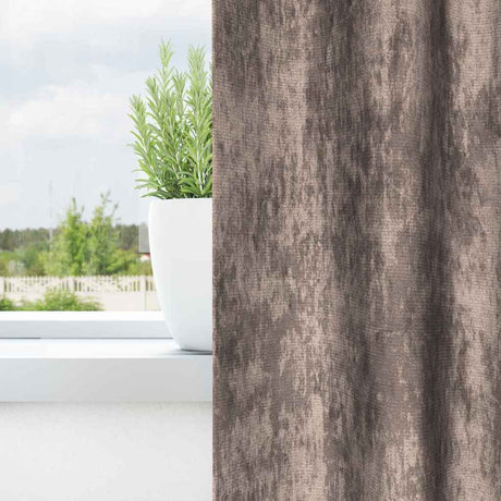 Vidaxl velvet gordijnen 2 st cappuccino 140 x 140 cm fluweel