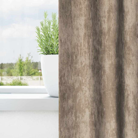 Vidaxl velvet gordijnen 2 pcs champagne 175 x 140 cm fluweel