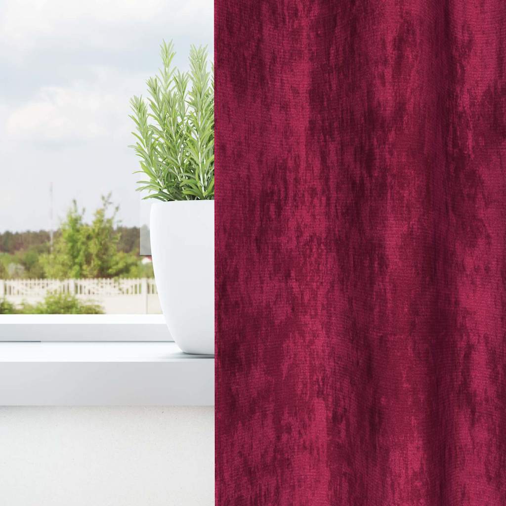 Vidaxl velvet gordijnen 2 st wijnrood 225 x 140 cm fluweel