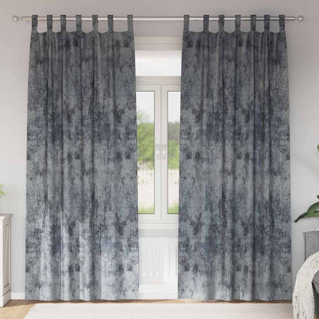 Vidaxl velvet gordijnen 2 pcs zilvergrijs 260 x 140 cm fluweel