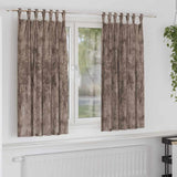 Vidaxl velvet gordijnen 2 pcs cappuccino 175 x 140 cm fluweel
