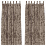 Vidaxl velvet gordijnen 2 pcs cappuccino 245 x 140 cm fluweel