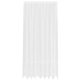 Vidaxl kantgordijn met gordijnen bloemen wit 260x200cm polyester