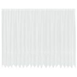 Vidaxl kantgordijn met gordijnen bloemen wit 240 x 500 cm polyester