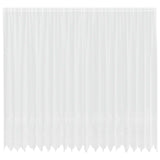 Vidaxl kantgordijn met gordijnen bloemen wit 300 x 500 cm polyester