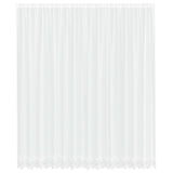 Vidaxl kantgordijn met gordijnen wit 400 ×300 cm polyester
