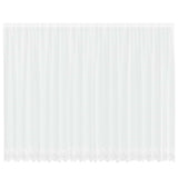 Vidaxl kantgordijn met gordijnen bloemen wit 240 x 500 cm polyester