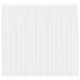 Vidaxl kantgordijn met gordijnen bloemen wit 280 x 500 cm polyester