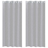 Vidaxl voile gordijn 2 pcs donkergrijs 225 x 140 cm polyester