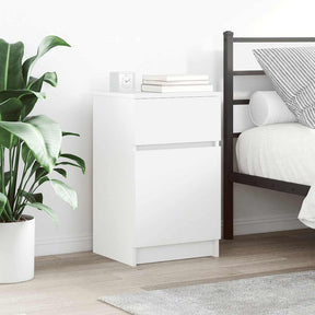 Vidaxl nachtkastjes 2 st 39x35x65 cm bewerkt hout wit