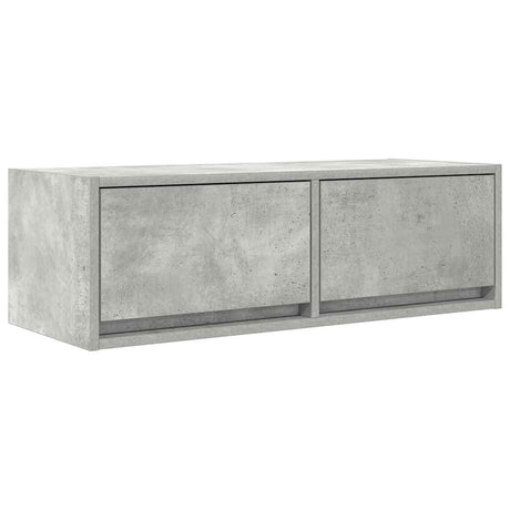 Vidaxl tv-meubel 80x31x25,5 cm bewerkt hout betongrijs