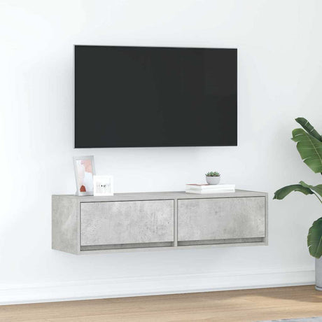 Vidaxl tv-kast 100 x 31 x 25,5 cm betongrijs bewerkt hout