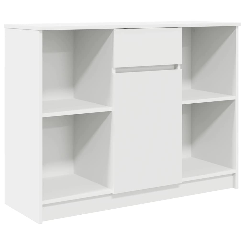 Vidaxl dressoir met lade 101x35x76 cm spaanplaat wit