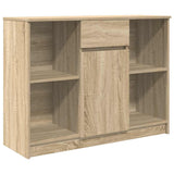 Vidaxl dressoir met lade 101x35x76 cm spaanplaat sonoma eikenkleurig