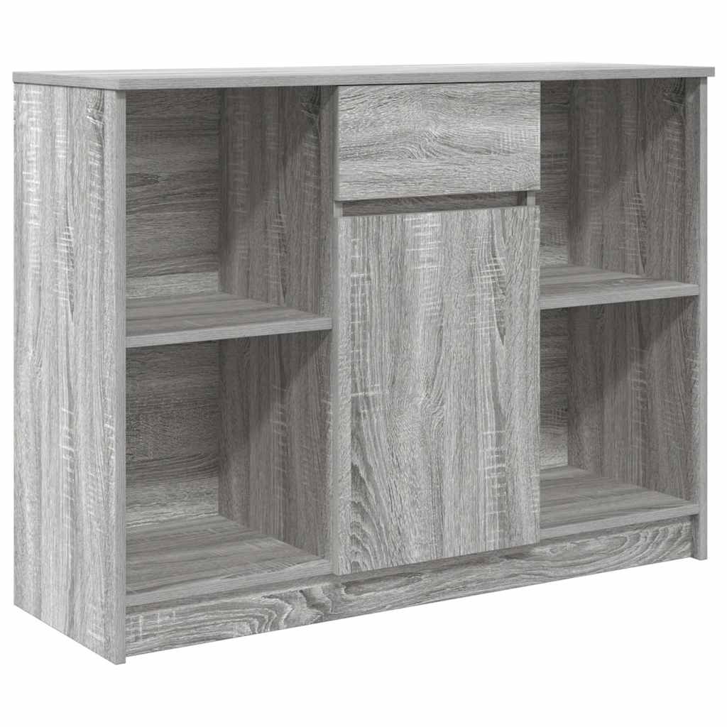 Vidaxl dressoir met lade 101x35x76 cm spaanplaat grijs sonoma