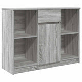 Vidaxl dressoir met lade 101x35x76 cm spaanplaat grijs sonoma