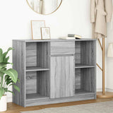Vidaxl dressoir met lade 101x35x76 cm spaanplaat grijs sonoma