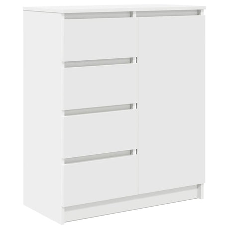 Vidaxl dressoir met lades 71x35x84 cm spaanplaat wit