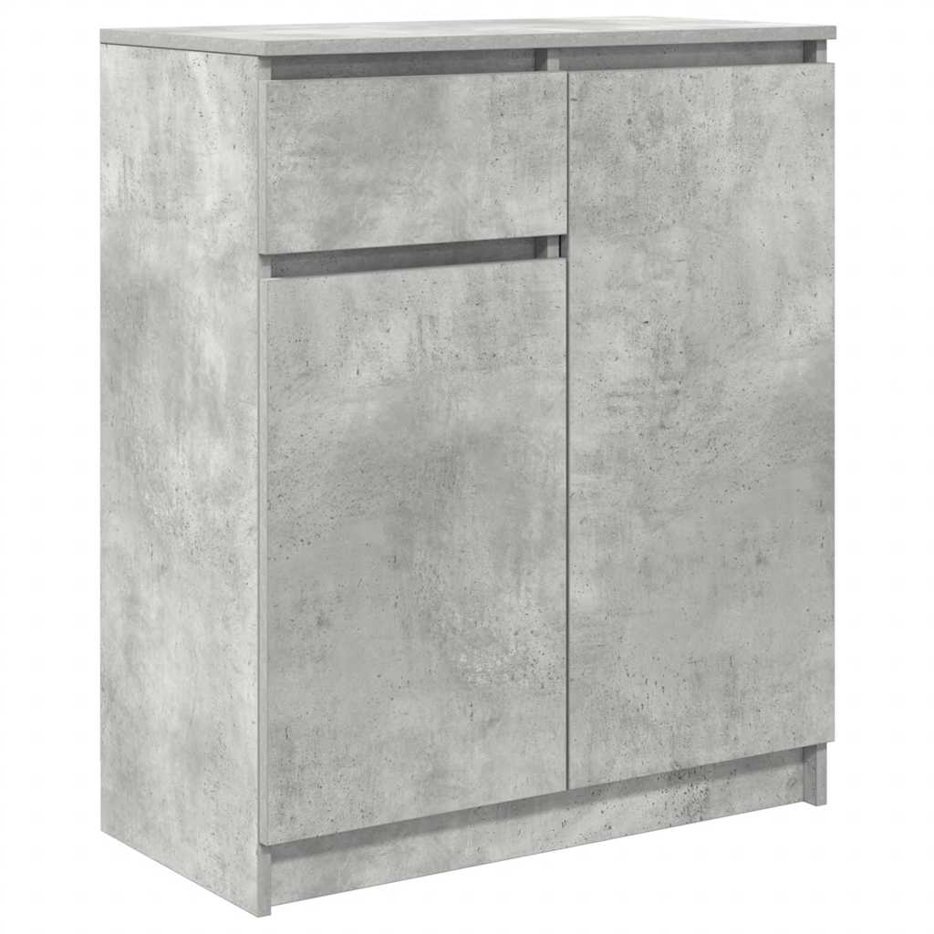 Vidaxl dressoir met lade 71x35x84 cm spaanplaat betongrijs