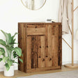 Vidaxl dressoir met lade 71x35x84 cm spaanplaat oud hout