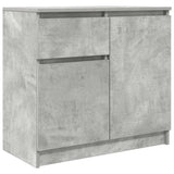 Vidaxl dressoir met lade 71x35x65 cm spaanplaat betongrijs