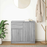 Vidaxl dressoir met lade 71x35x65 cm spaanplaat grijs sonoma