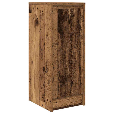 Vidaxl dressoir 29,5x34x76 cm bewerkt hout oud houtkleurig