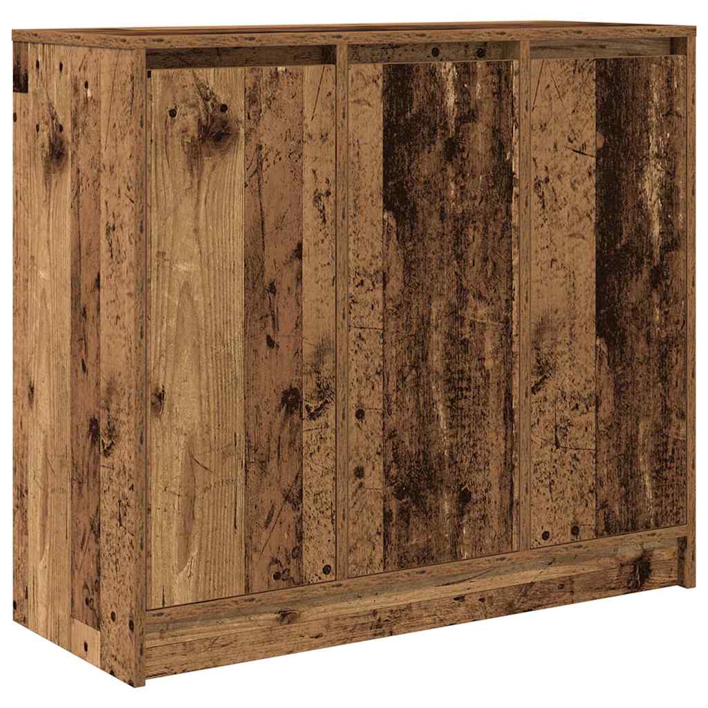 Vidaxl dressoir 85x34x76 cm spaanplaat oud hout