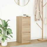 Vidaxl dressoir 29,5x34x76 cm bewerkt hout sonoma eikenkleurig