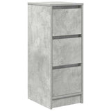 Vidaxl dressoir 29,5x34x76 cm bewerkt hout betongrijs