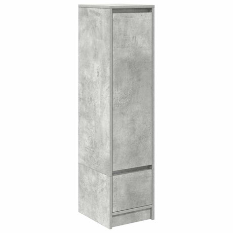 Vidaxl highboard 29,5x34x119,5 cm spaanplaat betongrijs