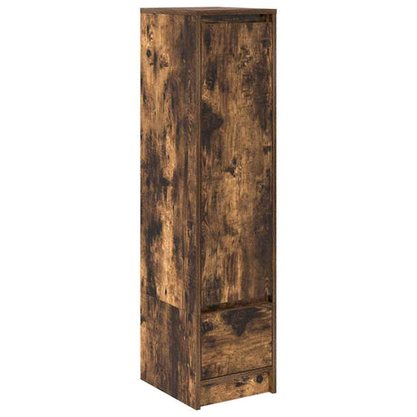 Vidaxl highboard 29,5x34x119,5 cm spaanplaat gerookt eikenkleurig