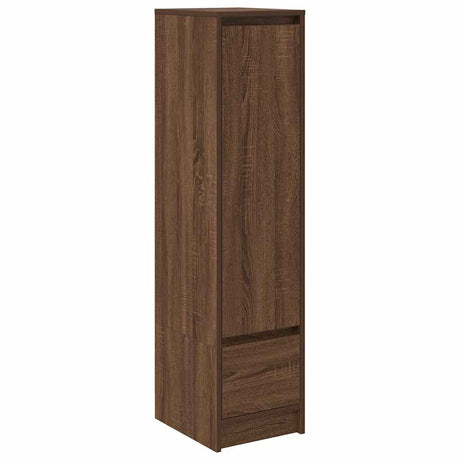 Vidaxl hoge kast 29,5x34x119,5 cm spaanplaat bruin eikenkleurig