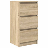 Vidaxl dressoir 37,5x35x76cm bewerkt hout sonoma eikenkleurig