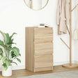 Vidaxl dressoir 37,5x35x76cm bewerkt hout sonoma eikenkleurig