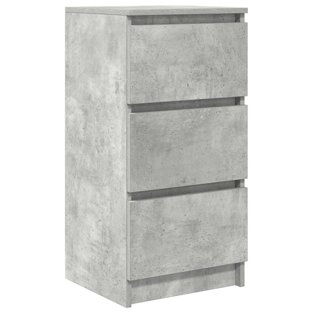 Vidaxl dressoir 37,5x35x76 cm bewerkt hout betongrijs