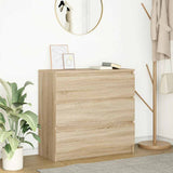 Vidaxl dressoir 80x35x76 cm spaanplaat sonoma eikenkleurig