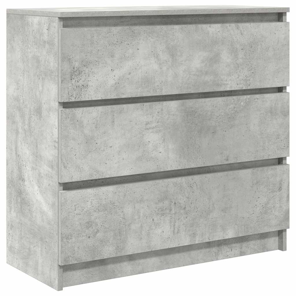 Vidaxl dressoir 80x35x76 cm spaanplaat betongrijs