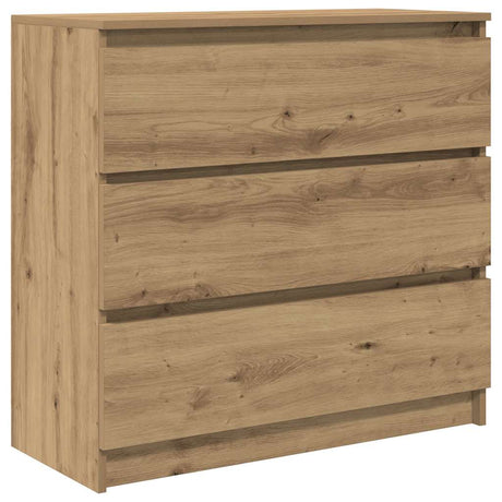 Vidaxl dressoir 80x35x76 cm spaanplaat ambachtelijk eikenkleurig