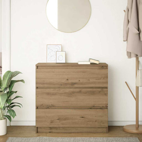 Vidaxl dressoir 80x35x76 cm spaanplaat ambachtelijk eikenkleurig
