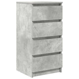 Vidaxl dressoir 37,5x35x76 cm bewerkt hout betongrijs