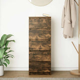 Vidaxl dressoir met lades 37,5x35x99 cm spaanplaat gerookt eikenhout