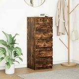 Vidaxl dressoir met lades 37,5x35x99 cm spaanplaat gerookt eikenhout