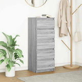Vidaxl dressoir met lades 37,5x35x99 cm spaanplaat grijs sonoma