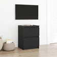 Vidaxl tv-meubel 40x35x54 cm spaanplaat zwart