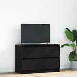 Vidaxl tv-meubel 80x35x54 cm spaanplaat zwart