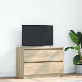 Vidaxl tv-meubel 80x35x54 cm spaanplaat sonoma eikenkleurig
