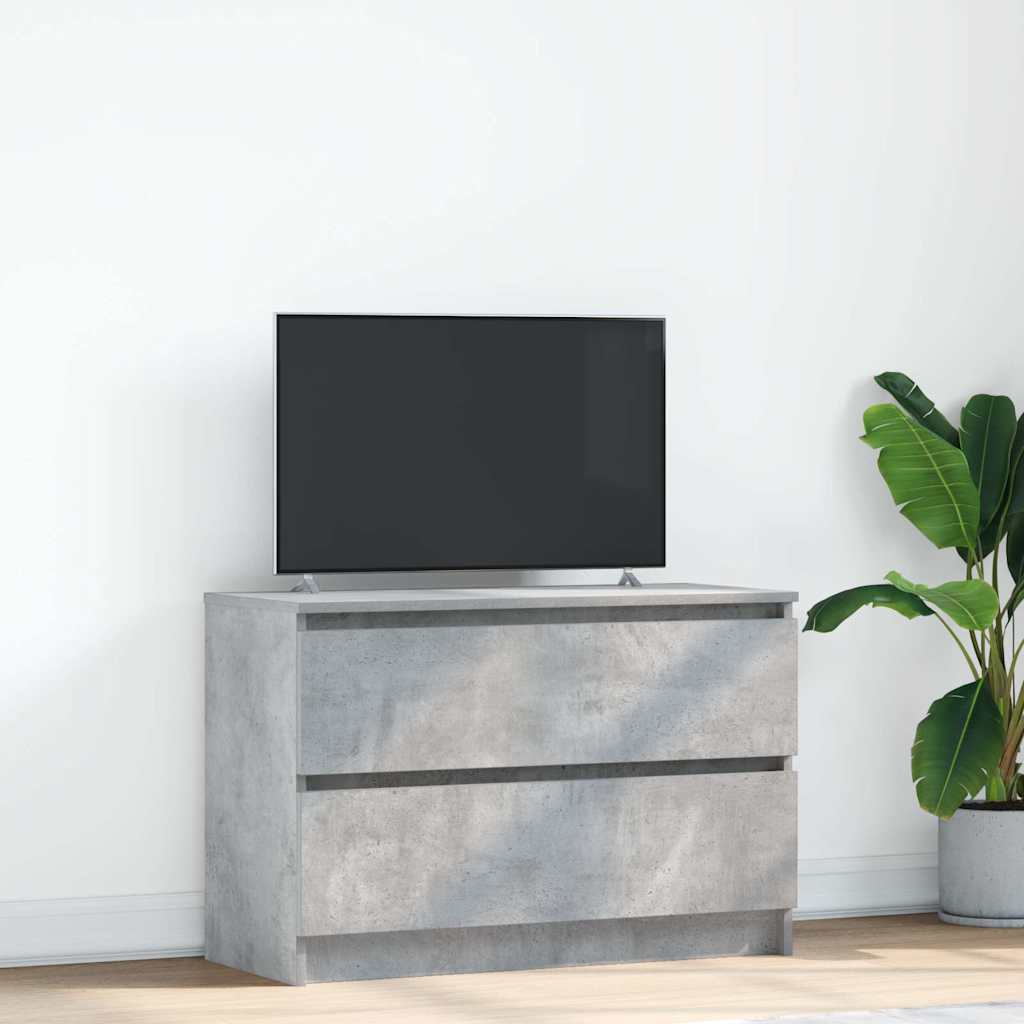 Vidaxl tv-meubel 80x35x54 cm spaanplaat betongrijs