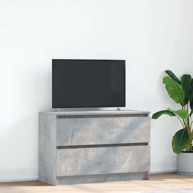 Vidaxl tv-meubel 80x35x54 cm spaanplaat betongrijs