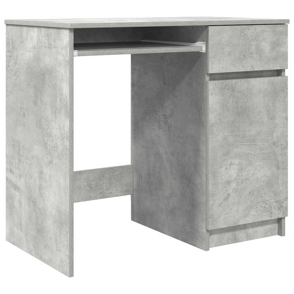 Vidaxl bureau 86x49x76 cm spaanplaat betongrijs